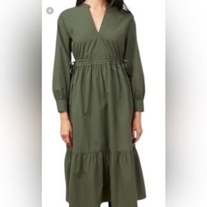 Rails olive Green Midi Dress